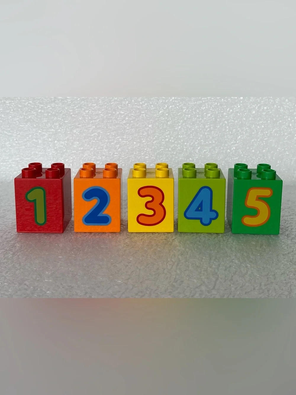LEGO Duplo NUMBERS Bricks 12 3 4 5 Learning Toys Replacement Pieces Counting
